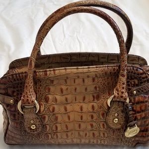 Brahmin toasted almond satchel